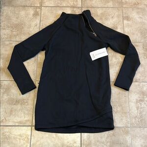 NWT Athleta Cozy Karma Asym Sweatshirt Dress size small